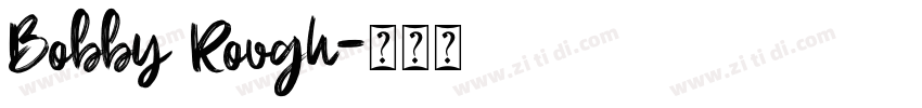Bobby Rough字体转换